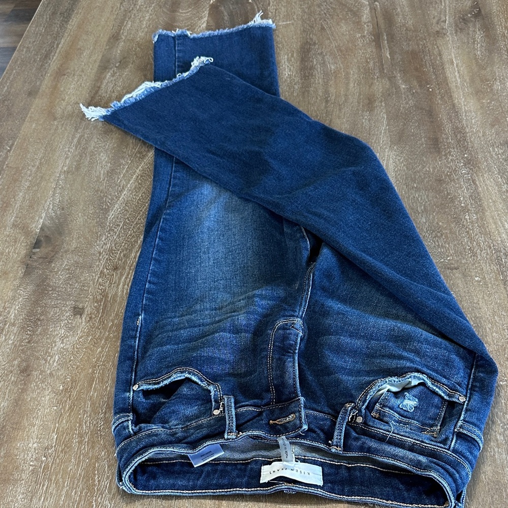 Dark Indigo Women's Cropped Jeans